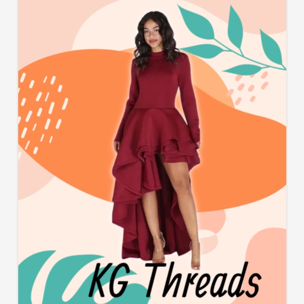 Evening Party Tunic Dress Casual Maxi Long Ruffle